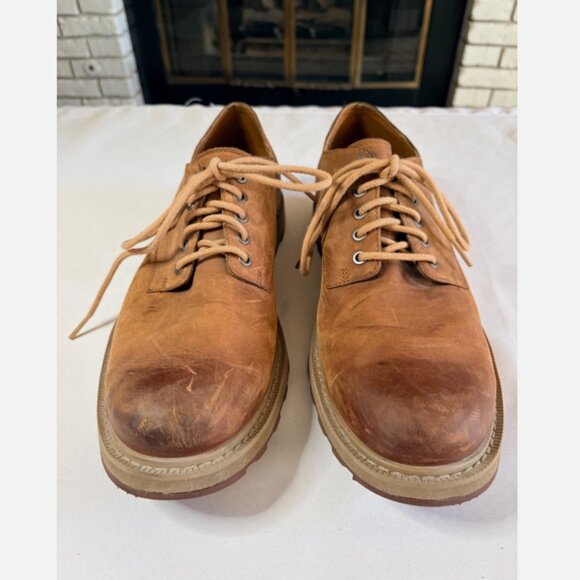 Sorel Distressed Leather lace up Shoes mens 10
